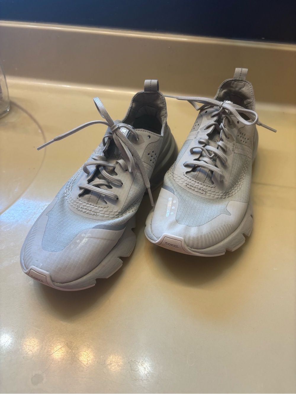 Sorel Women's Pale Gray Athletic Sneakers